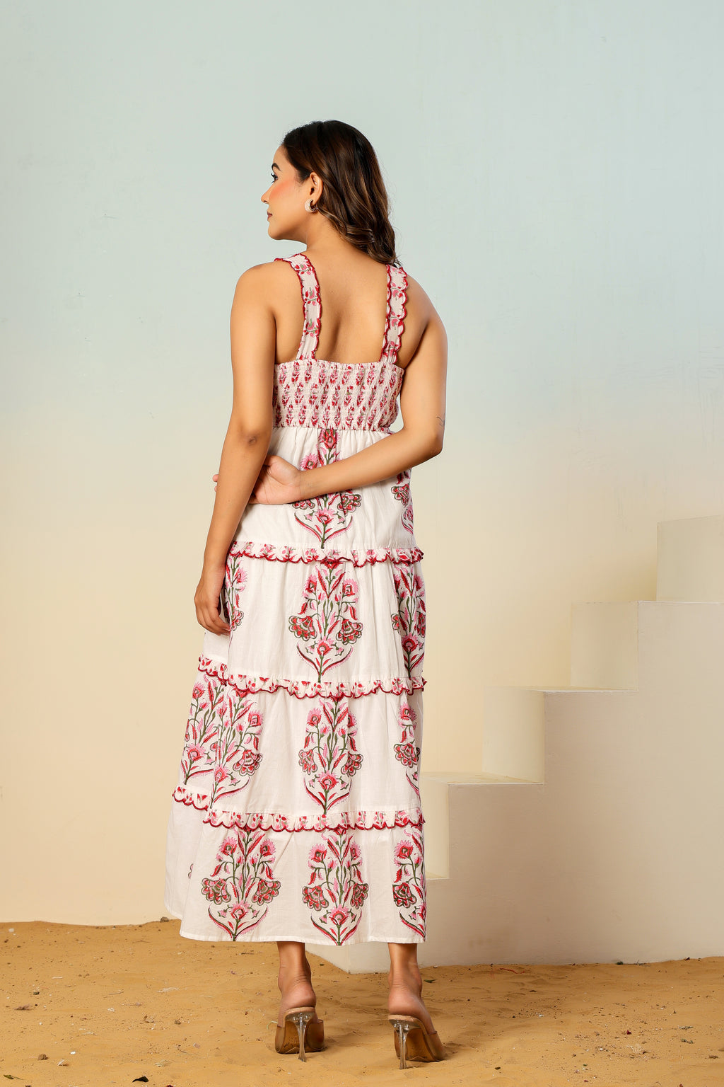 Gul block printed dress