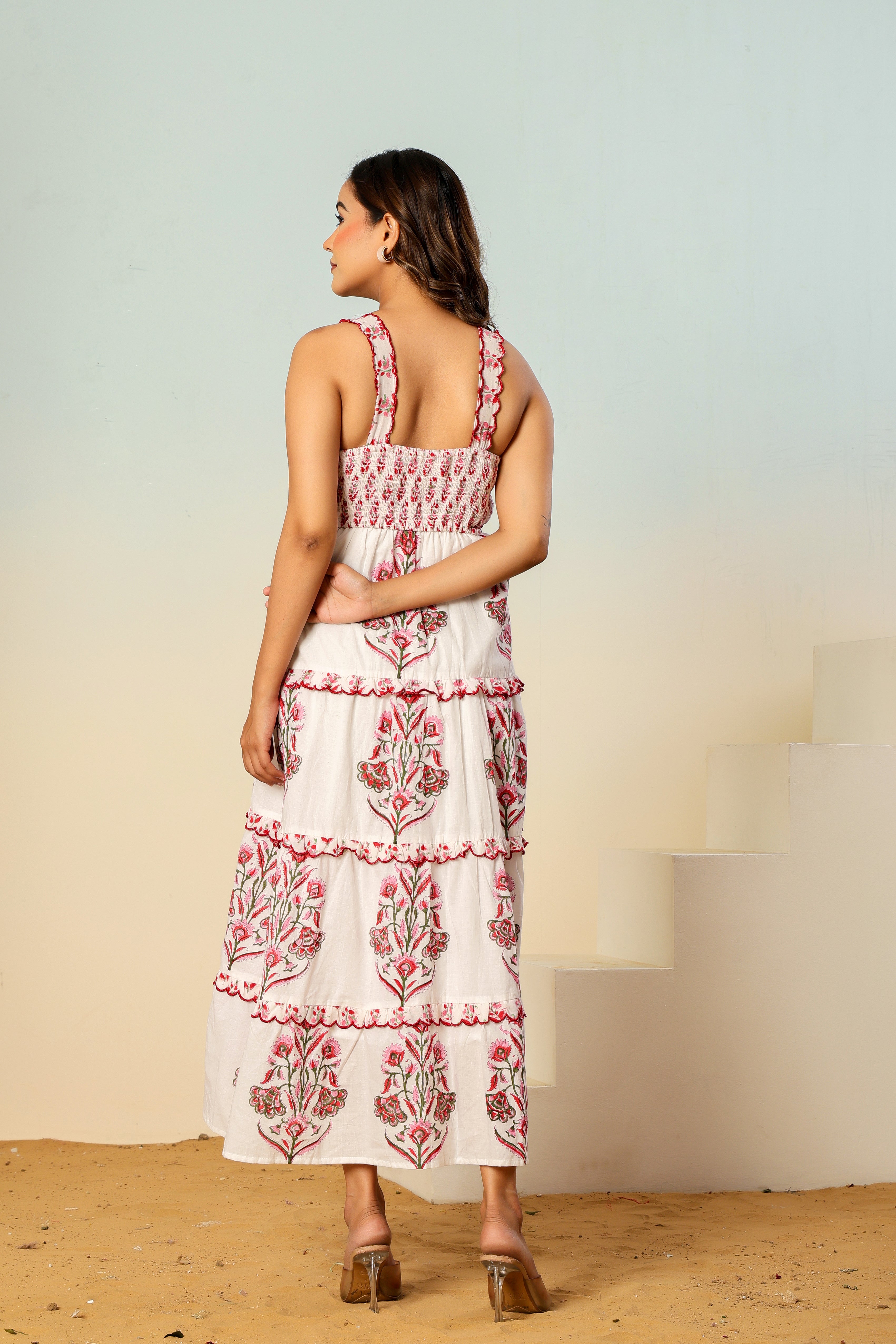 Gul block printed dress