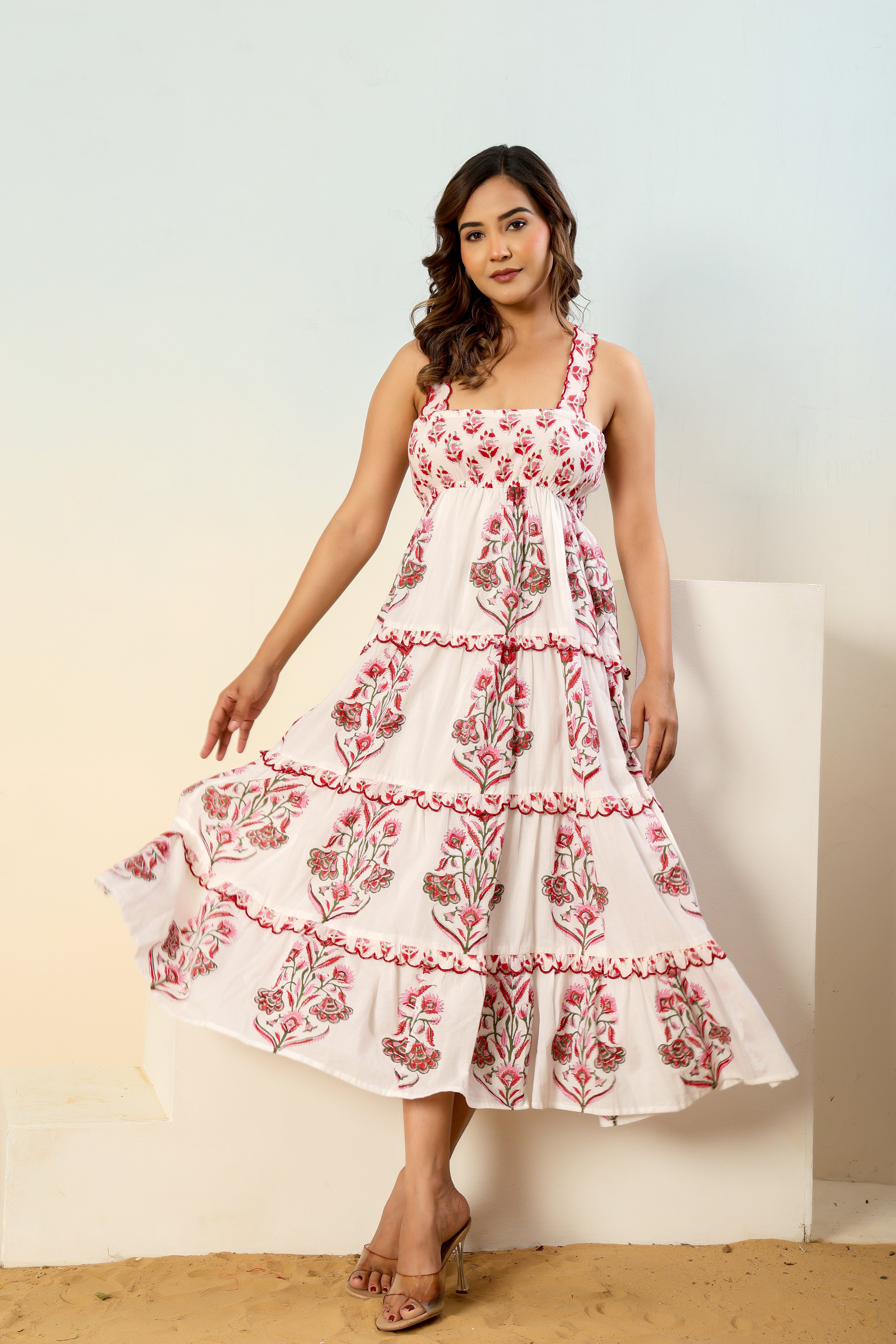 Gul block printed dress
