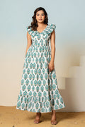 Elina Handblock printed dress