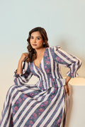 Elira block printed dress