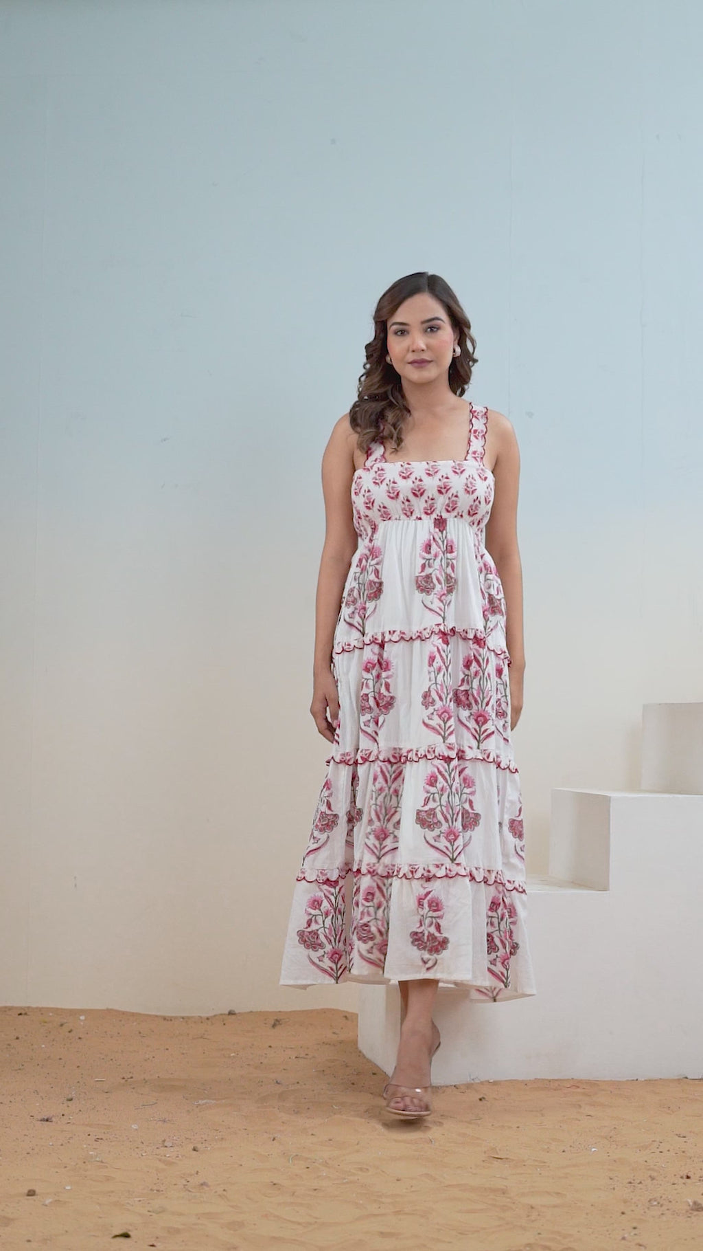 Gul block printed dress