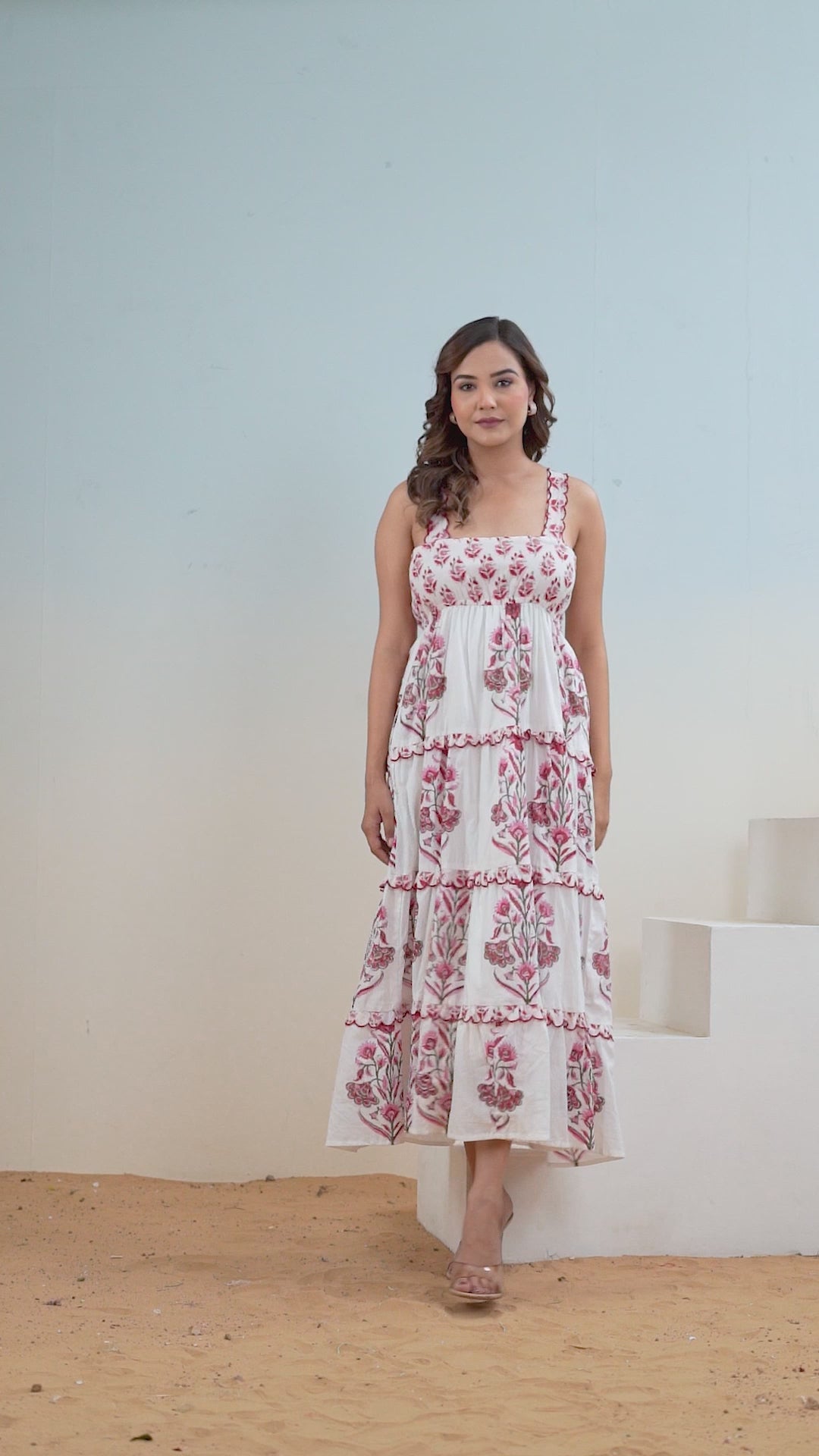 Gul block printed dress